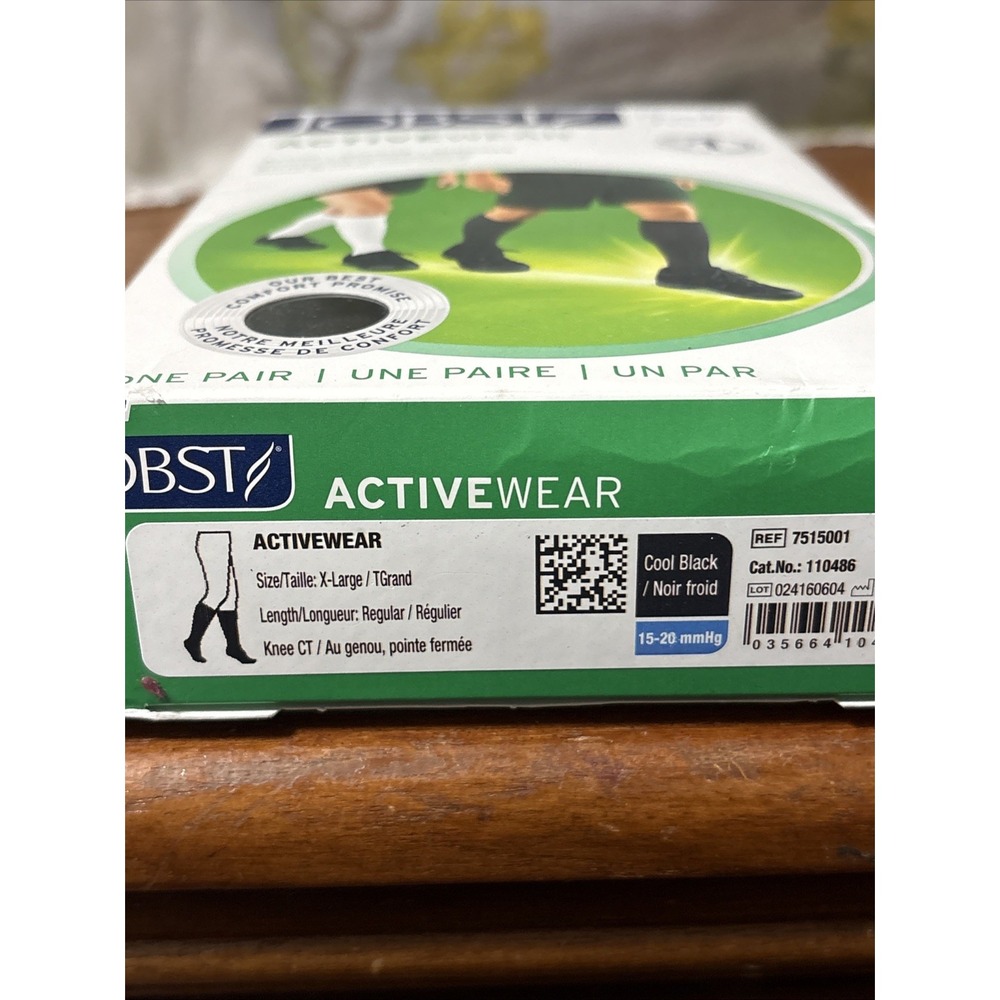 Jobst Active Wear  Xl  Black 15-20 mmHg  CT (NEW) - Picture 2 of 5